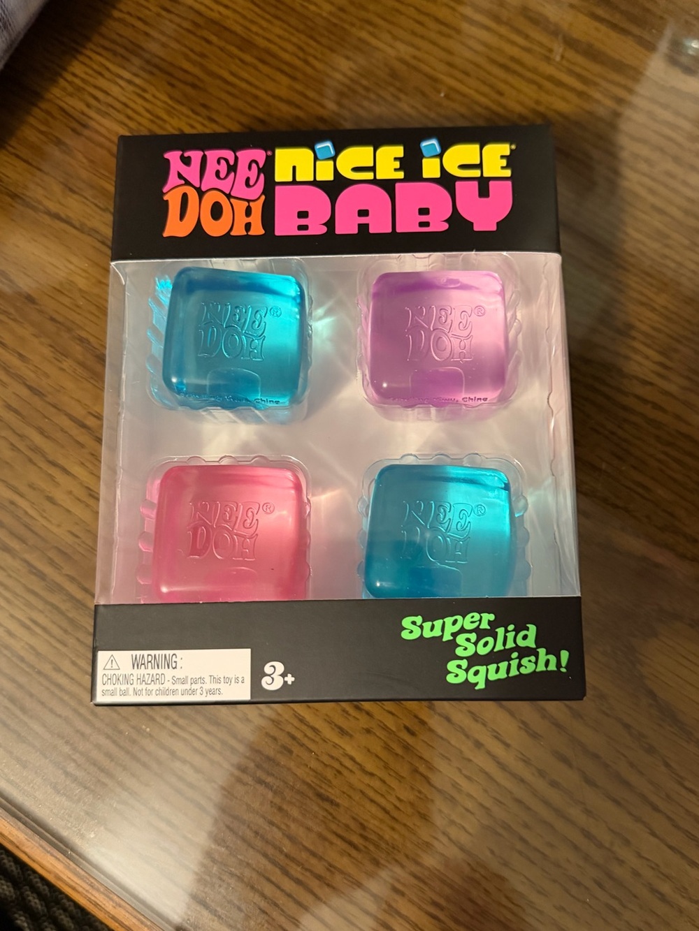 Needoh Nice Ice Baby Squishy Toy Set - Pink, Purple, Blue